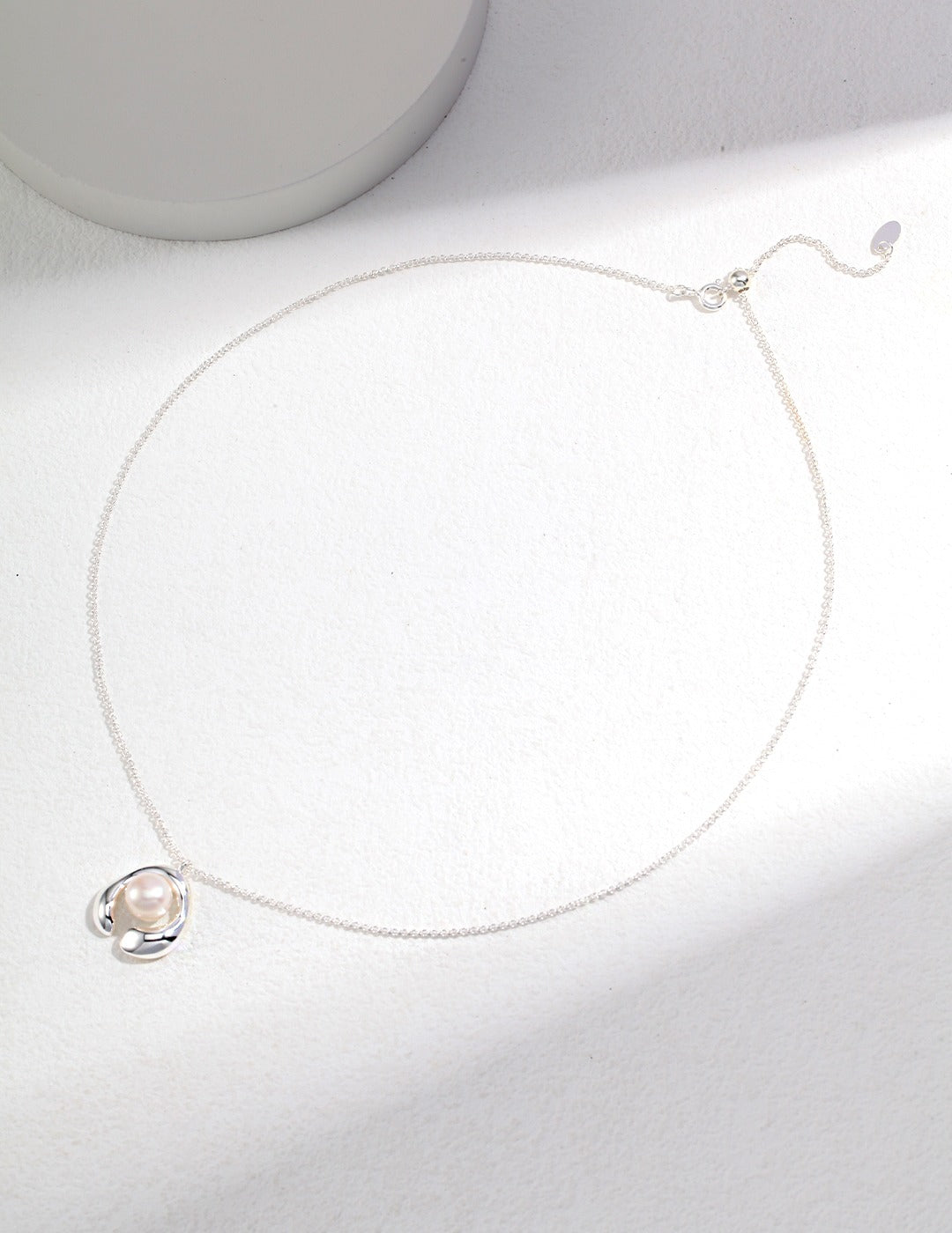 Pearl Reshaping Sterling Silver Nature Pearl Necklace