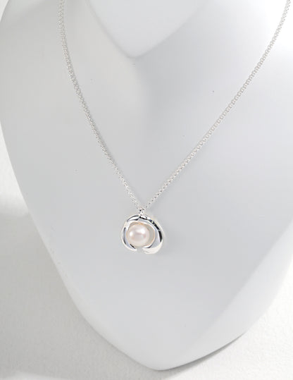 Pearl Reshaping Sterling Silver Nature Pearl Necklace