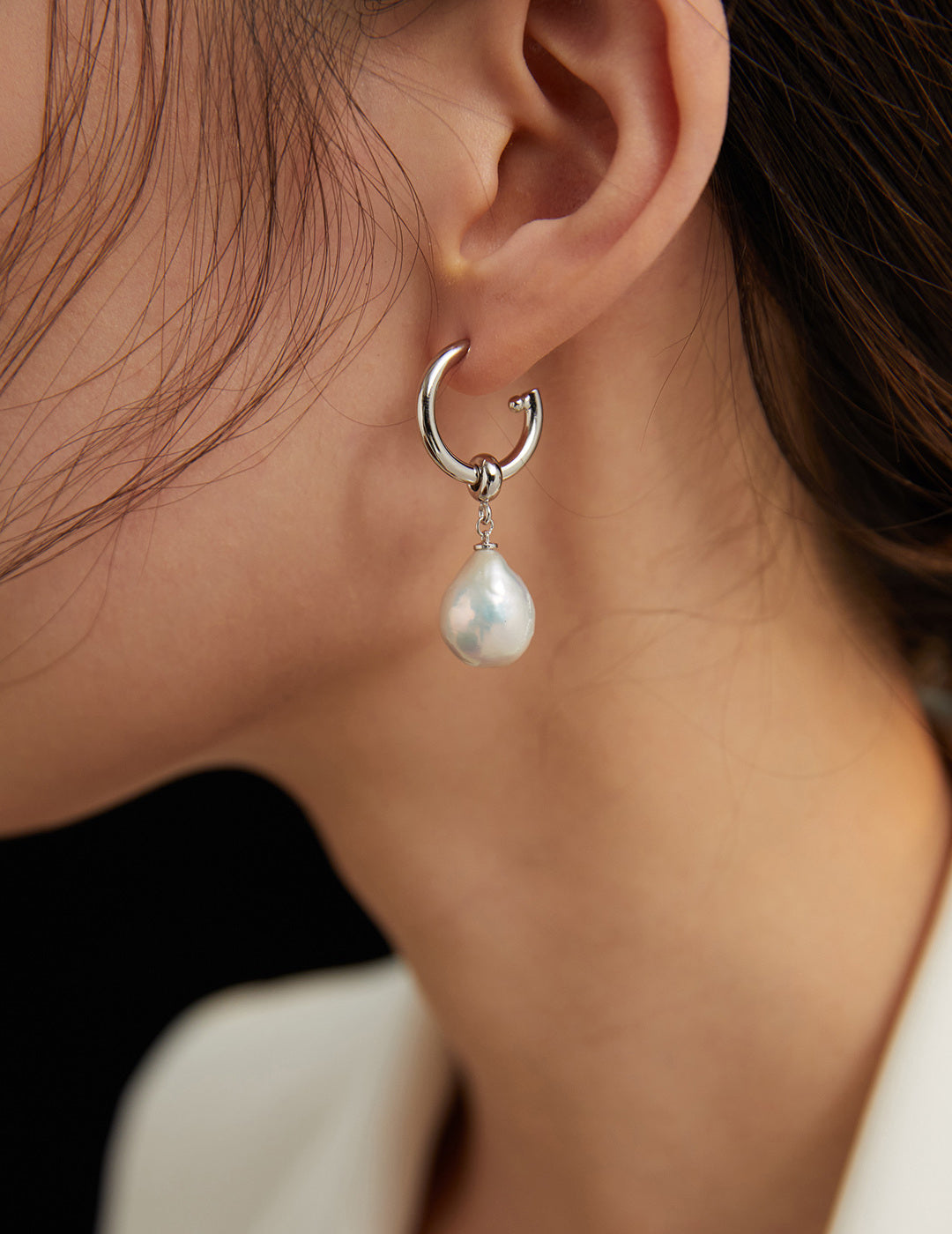 Two Ways to Wear Irregular Baroque Pearl Earrings