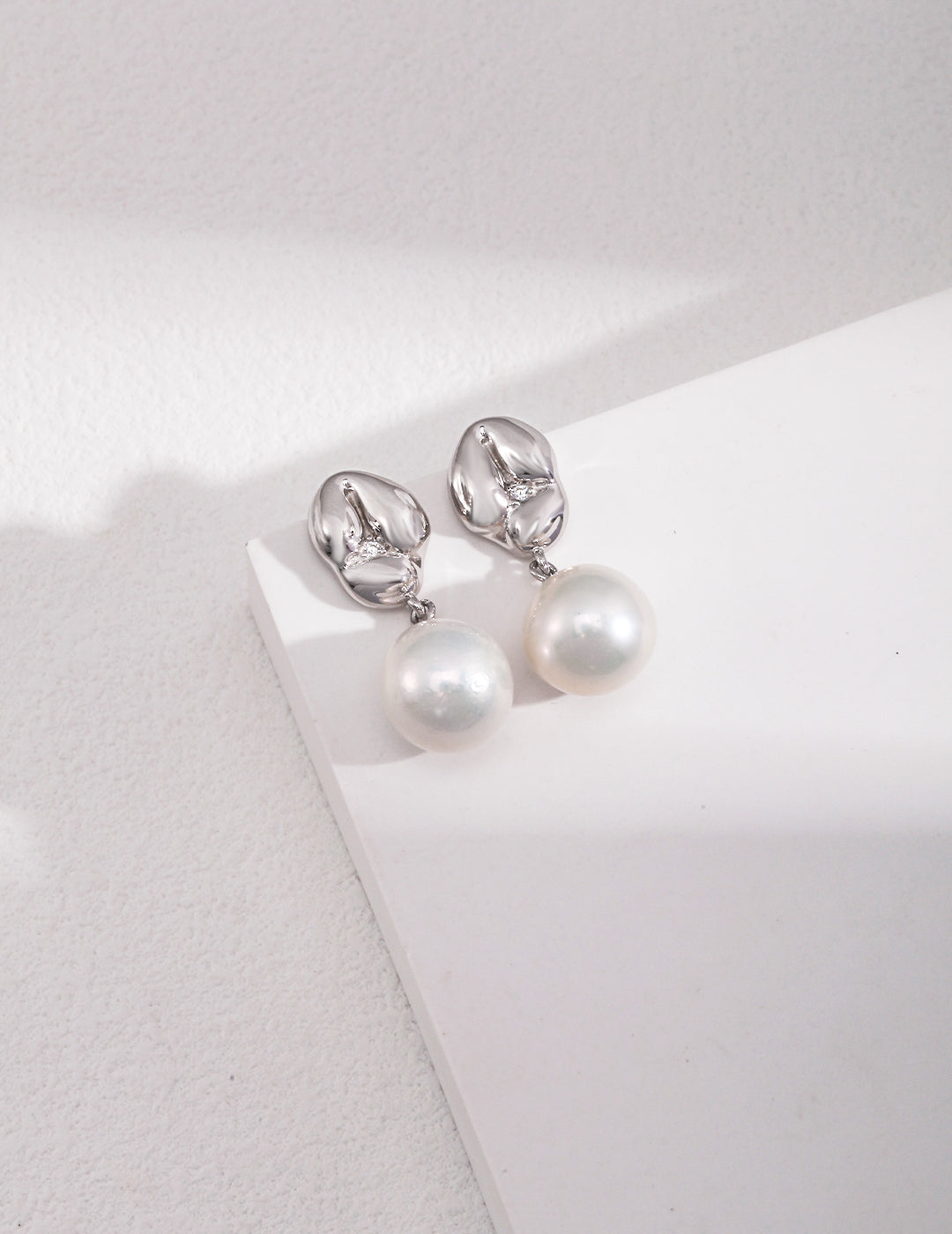 Sterling Silver Pearl Earrings Simple Yet Elegant