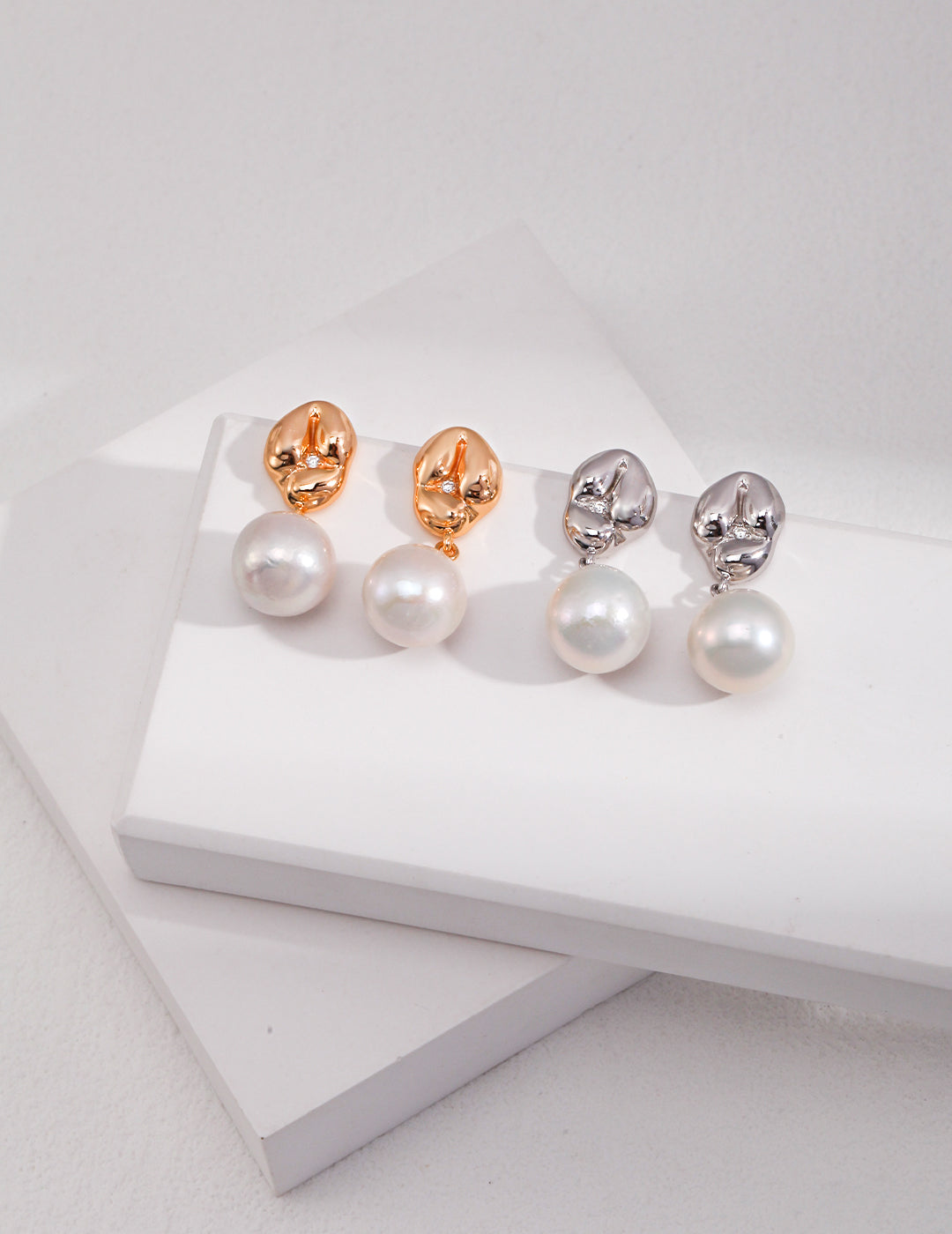 Sterling Silver Pearl Earrings Simple Yet Elegant