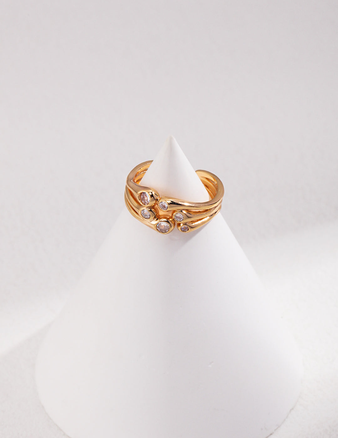 Minimalist Sterling Silver Zircon Ring