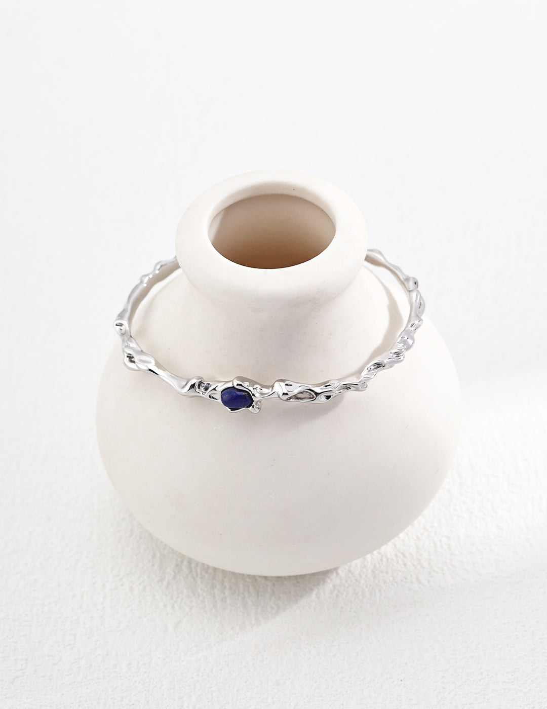 Sterling Silver Lapis Lazuli  Bracelet